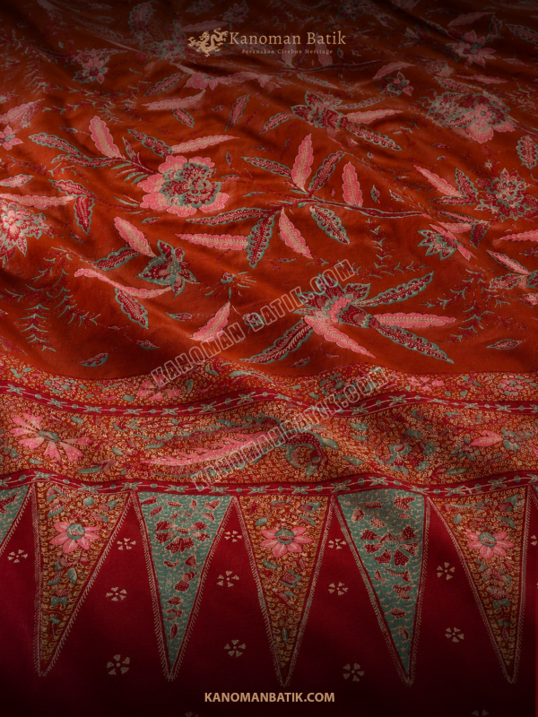 KAIN TULIS PERANAKAN MOTIF LUNG-LUNGAN GODONG