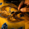 BAHAN KEMEJA NAGA KUNING MEGA MENDUNG