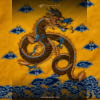 BAHAN KEMEJA NAGA KUNING MEGA MENDUNG