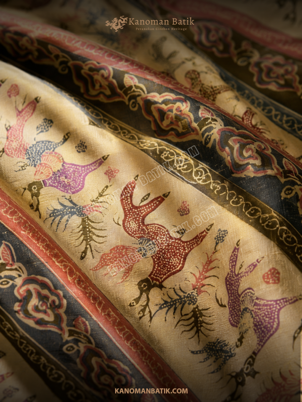 KAIN TULIS PERANAKAN MOTIF LERENG MENJANGAN MEGAMENDUNG