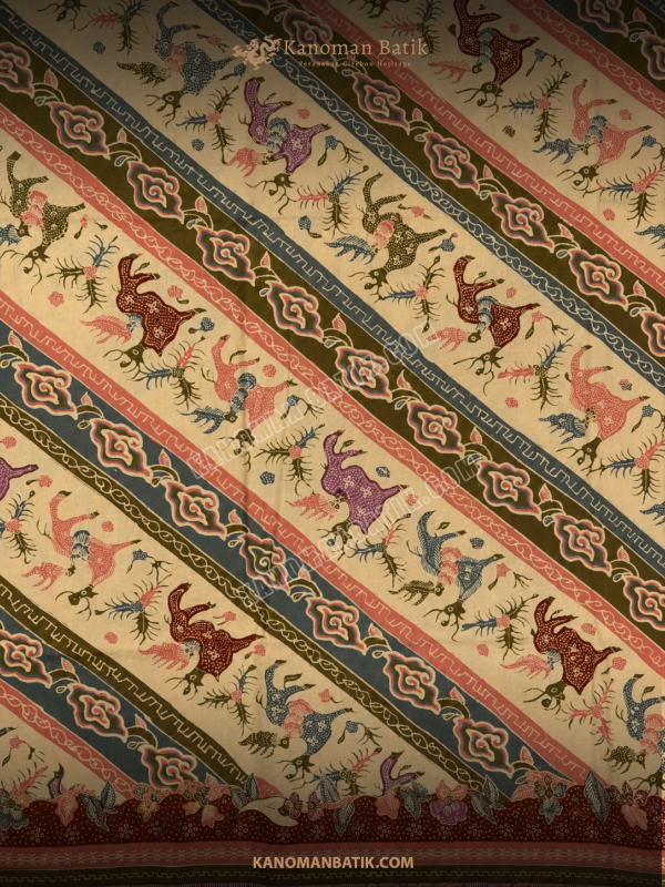 HH4 KAIN TULIS PERANAKAN MOTIF LERENG MENJANGAN MEGAMENDUNG