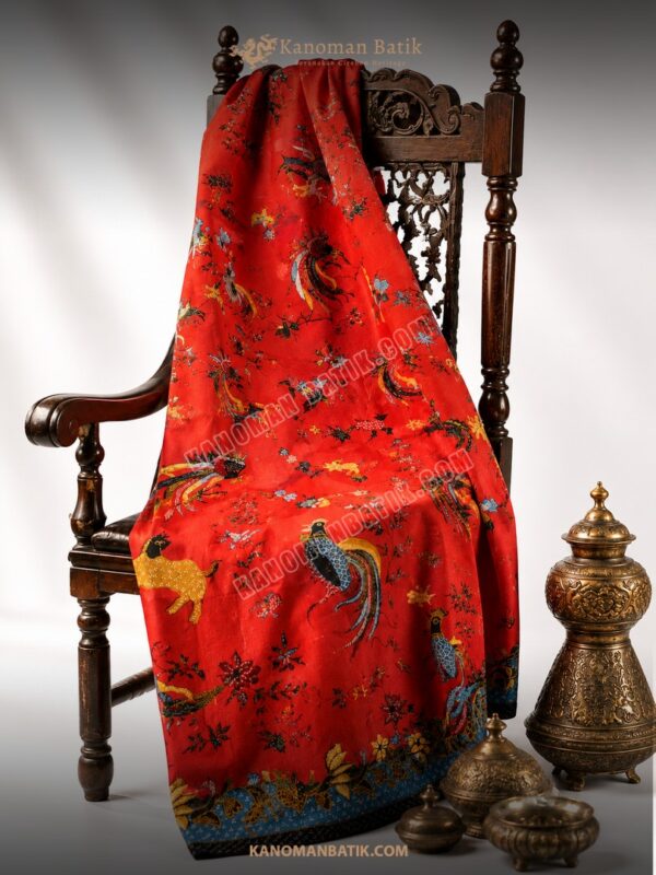 SARUNG TULIS PERANAKAN MOTIF SATWA