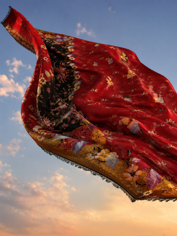 SARUNG TULIS PERANAKAN MOTIF KAISAR KECIL