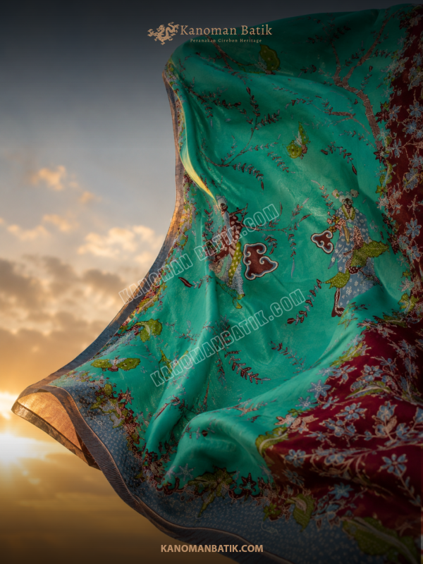 SARUNG TULIS PERANAKAN MOTIF CHINESSE MUSICIAN