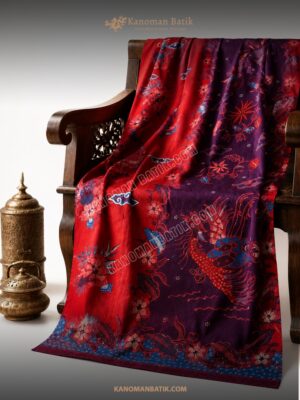 OOO SARUNG TULIS PERANAKAN MOTIF PESTAAN(KAISAR BERPESTA)