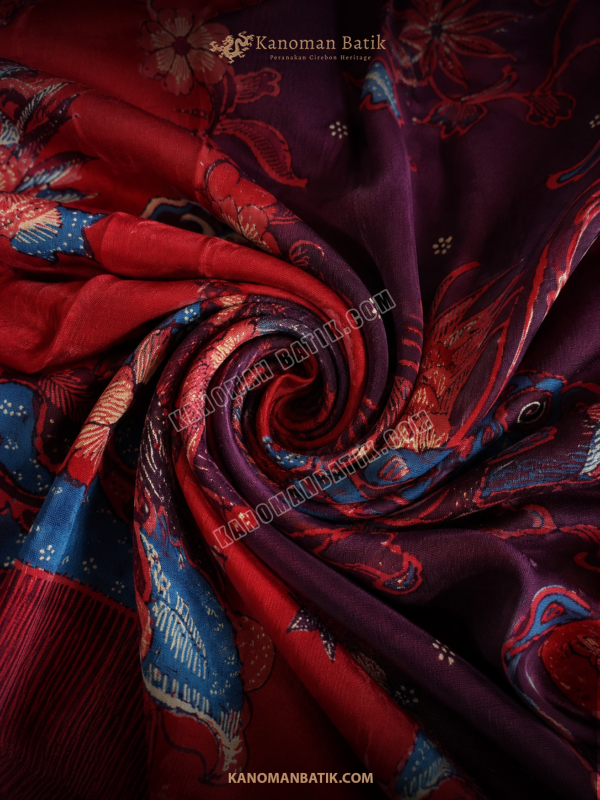 SARUNG TULIS PERANAKAN MOTIF PESTAAN(KAISAR BERPESTA)