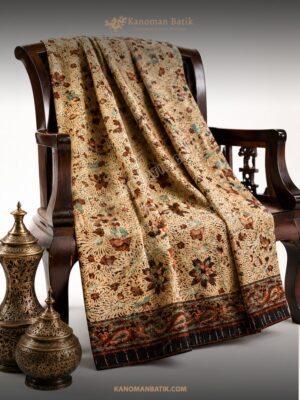 SARUNG TULIS PERANAKAN MOTIF TEPAK SENGGOL