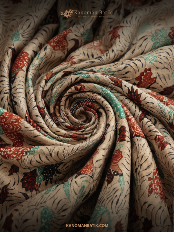 SARUNG TULIS PERANAKAN MOTIF TEPAK SENGGOL
