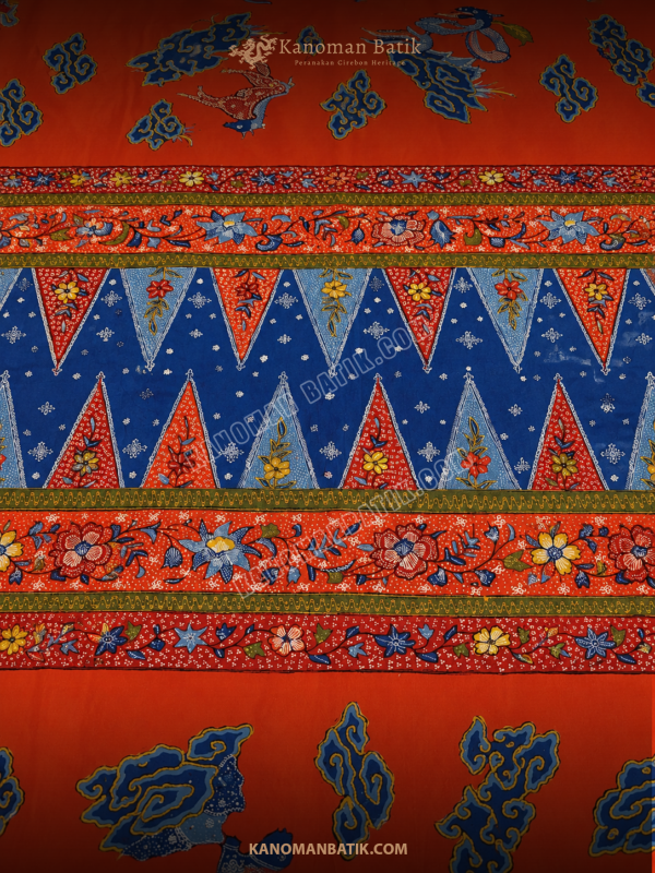 XXX4 SARUNG TULIS PERANAKAN MOTIF CAP DJIE SIO (12 CHINESSE ZODIAK)